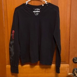 Guess size L long sleeve light sweater/shirt.